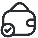 Wallet Check SVG Icon